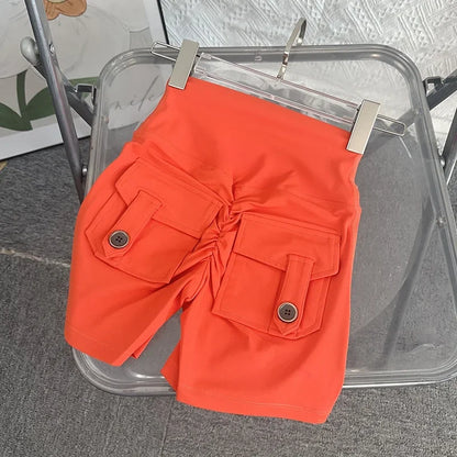 Women Yoga Shorts High Waist Workout Shorts