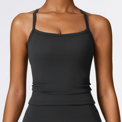 Women Cross Back Yoga Sports Bra