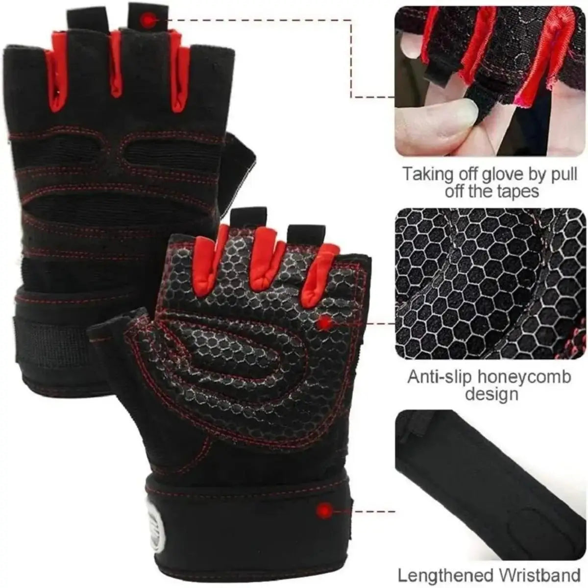 Gym Gloves for Men Women, Weight Lifting