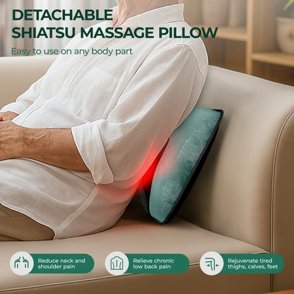 Full Body Massage Mat with Heat, Detachable Massager
