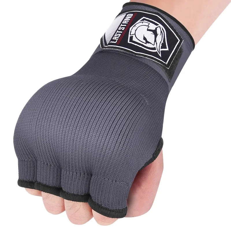 Boxing Hand Wrap Gloves Adjustable Half Finger