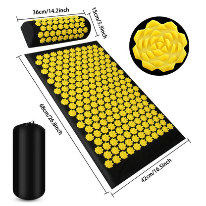 Lotus Spike Mat Acupuncture Massage Cushion
