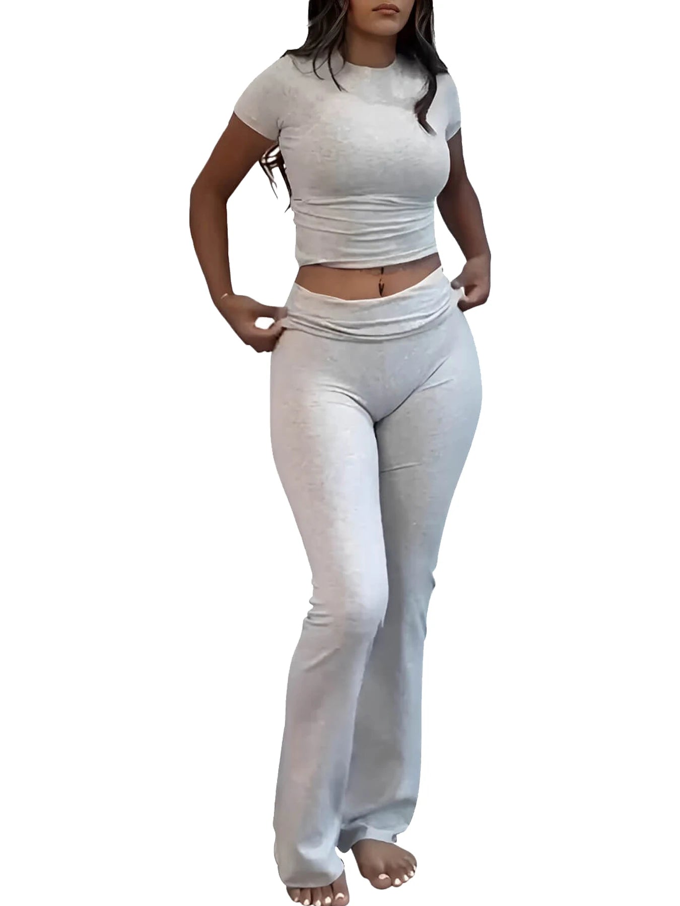 Women's two-piece sports leisure yoga set