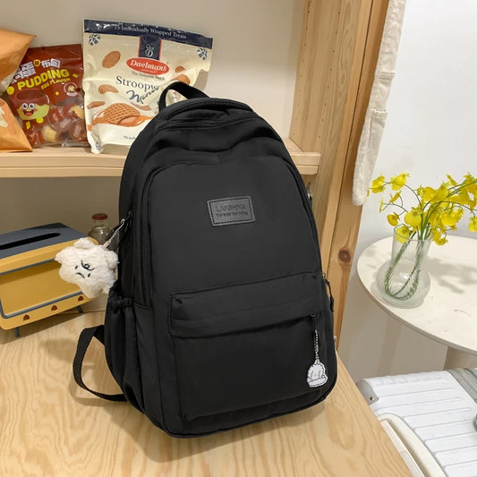 Large Capacity Solid Color Backpack
