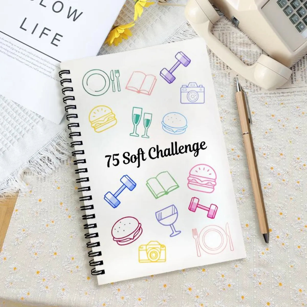 Habit Log Notebook for Daily Progress Tracking