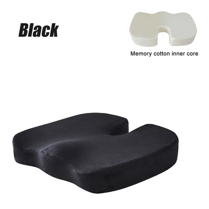 Ergonomic Travel Seat Pillow – U-Shape Memory Foam Cushion
