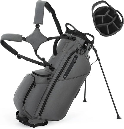 Golf Stand Bag, Lightweight with 7 Way Full-Length Dividers