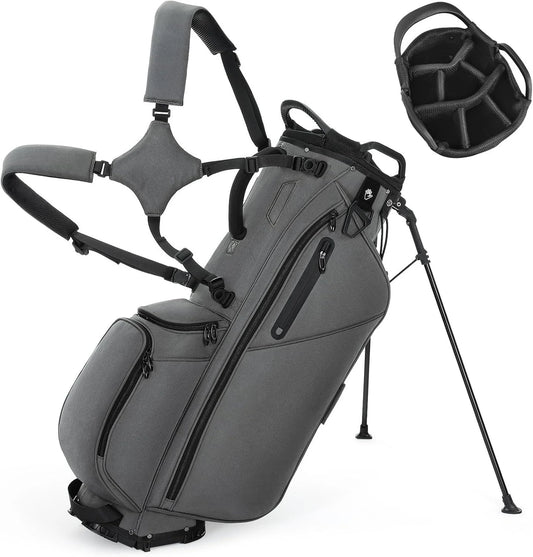 Golf Stand Bag, Lightweight with 7 Way Full-Length Dividers