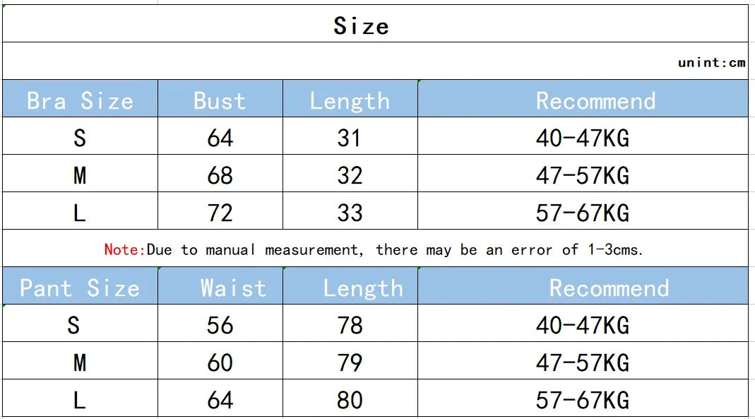 2PCS Women's Fitness Tank Top Bra & Leggings