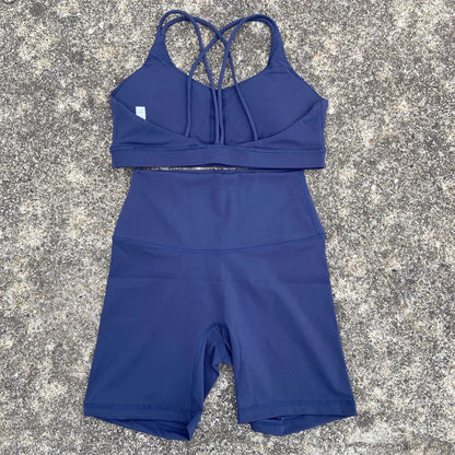 Women Gym Yoga Short and sports bra