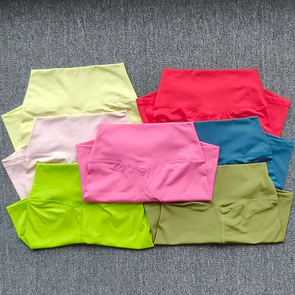 Women High Waist Yoga Shorts, Butt Lift for gym or running