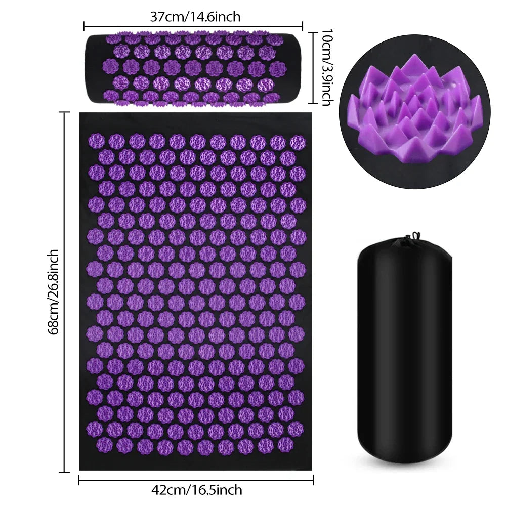 Lotus Spike Mat Acupuncture Massage Cushion