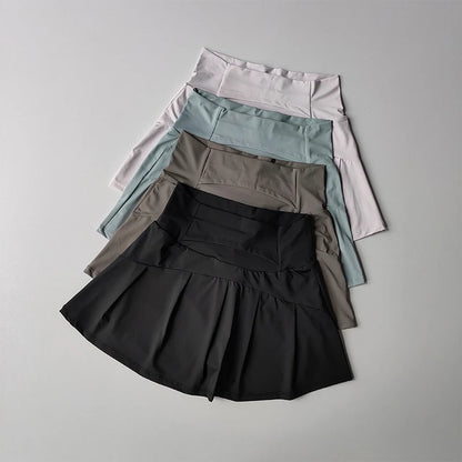 Women's High Waist Sports Short Skirt