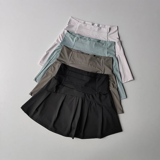 Women's High Waist Sports Short Skirt