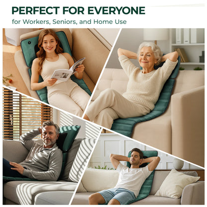 Full Body Massage Mat with Heat, Detachable Massager