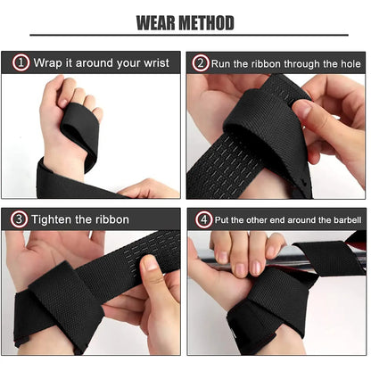 Weightlifting Wrist Straps Strength Training