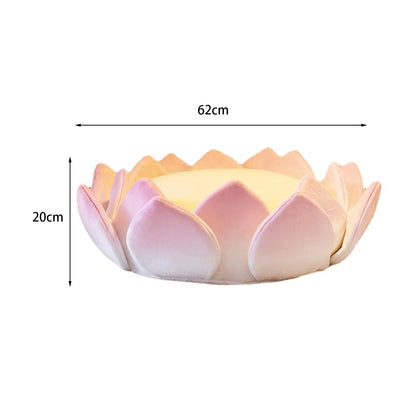 Lotus Flower Shaped Cushion Detachable