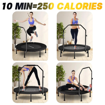 Rebounder Trampoline for Adults, foldable