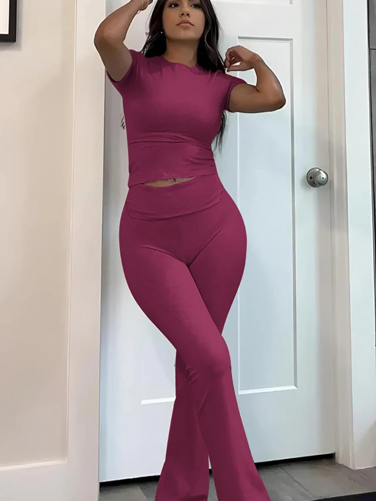 Women's two-piece sports leisure yoga set