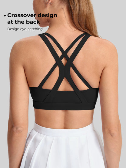 Ladies' yoga sports bra
