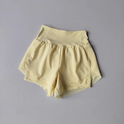 Women's Shorts Mesh 2 In 1 athletic Shorts