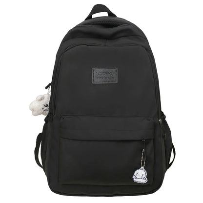 Large Capacity Solid Color Backpack